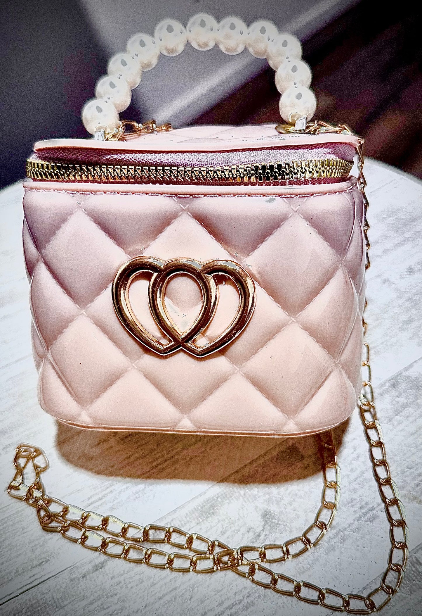 Girl’s square jelly crossbody purse