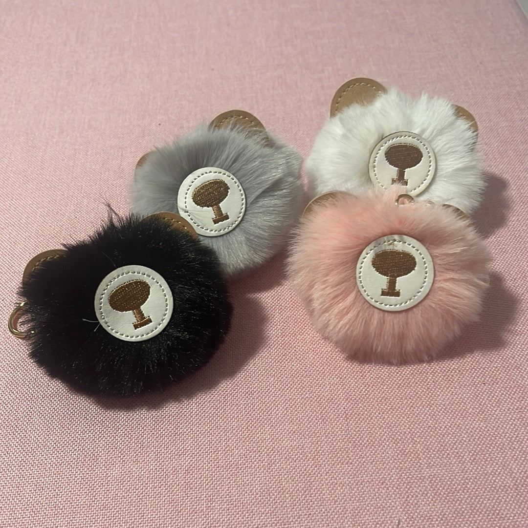 Pompom Bear Keychain
