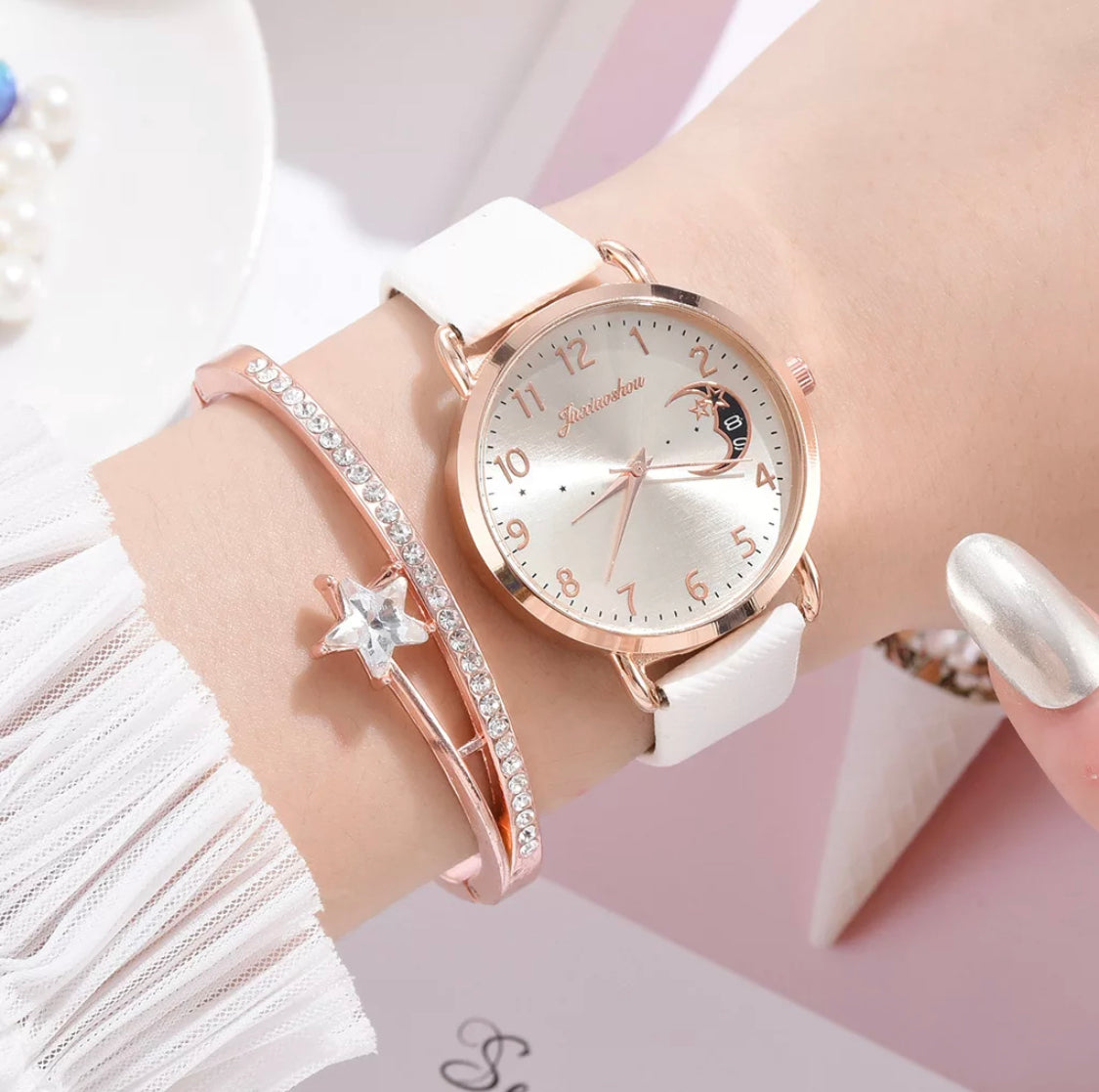 Moon and stars watch & bracelet set -SOLD OUT!