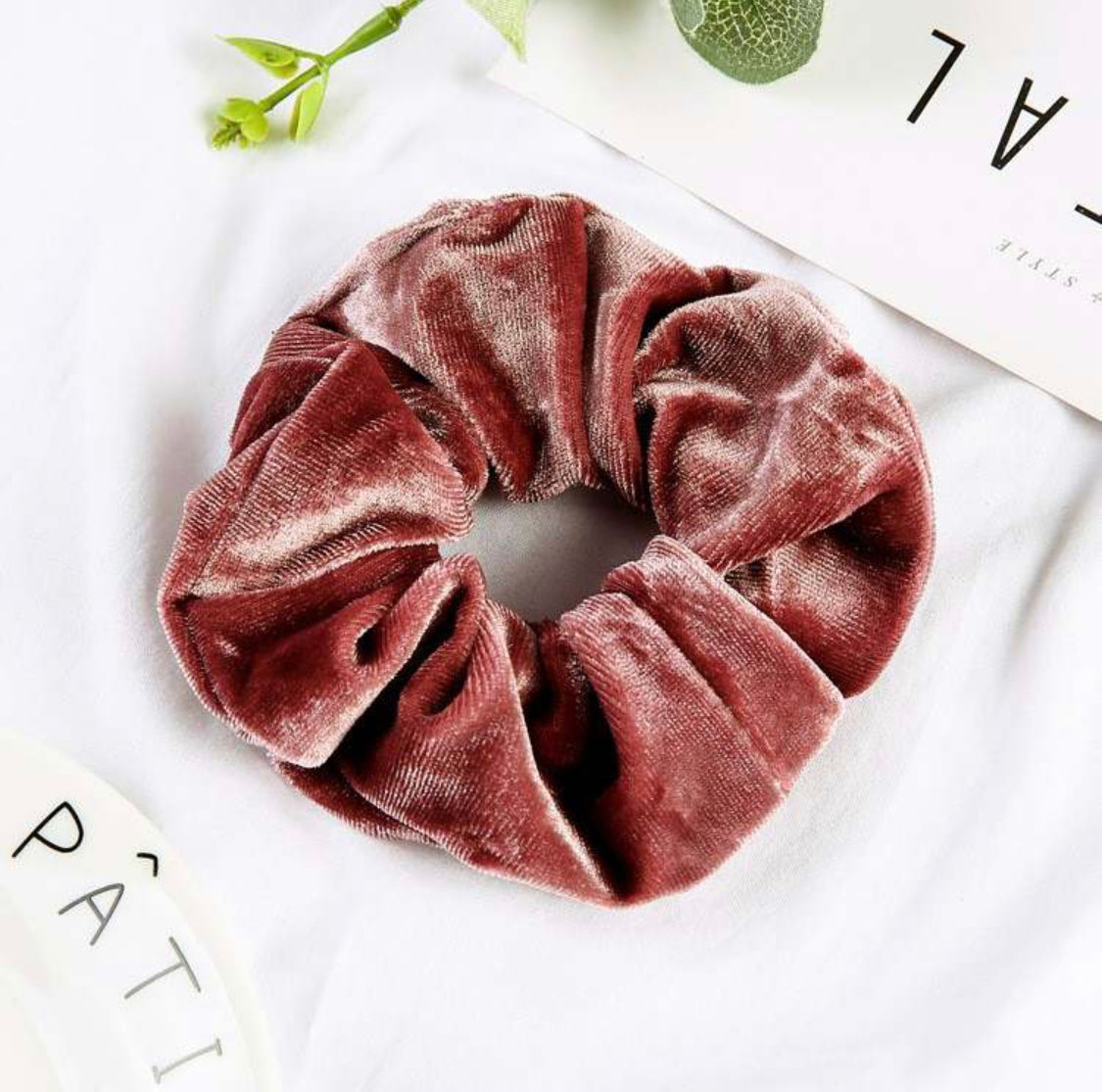 Velvet scrunchies-various colors