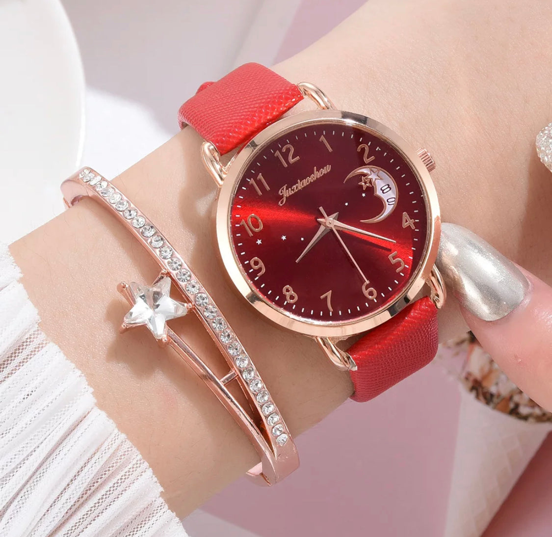 Moon and stars watch & bracelet set -SOLD OUT!