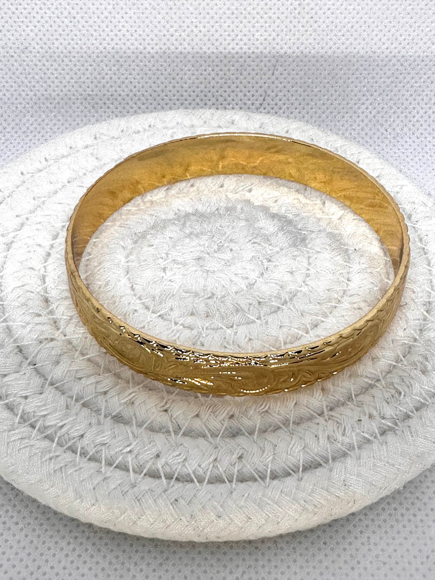 Youth Gold Floral Bangle