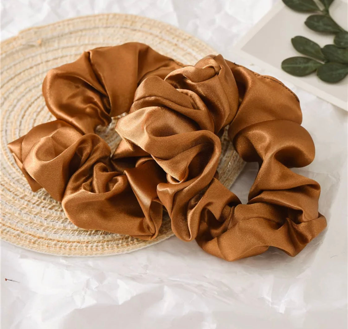 Satin scrunchies