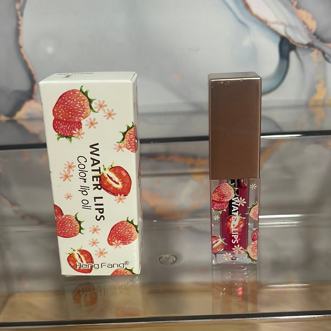 Strawberry lip oil